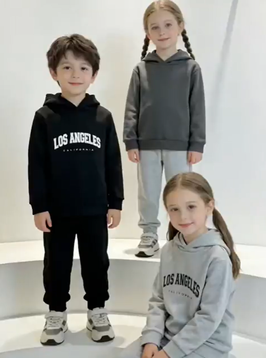 Kid’s Cute Lined Hoodies (3) Kid’s Cute Lined Hoodies