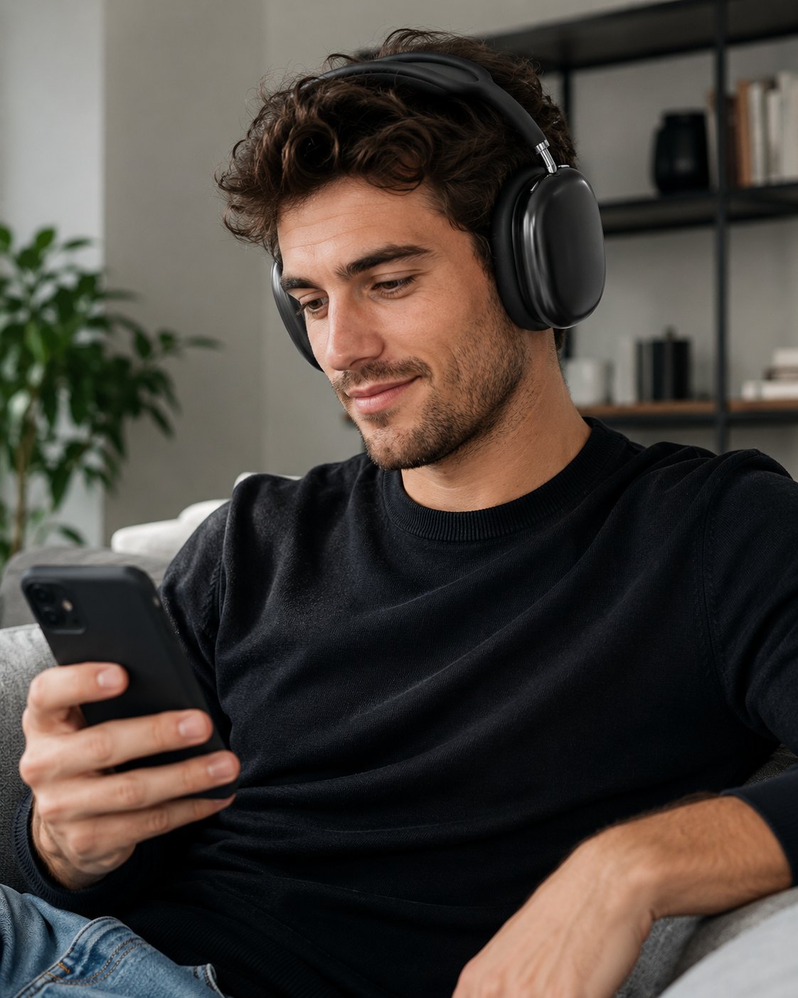 Wireless Bluetooth Headphones with Comfortable Over-Ear Design Wireless Bluetooth Headphones with Comfortable Over-Ear Design