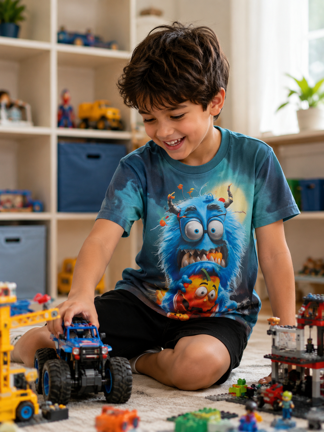 Kid's 3D Printing T-shirt – Fun, Colorful, Comfortable Printed T-shirt Kid's 3D Printing T-shirt – Fun, Colorful, Comfortable Printed T-shirt