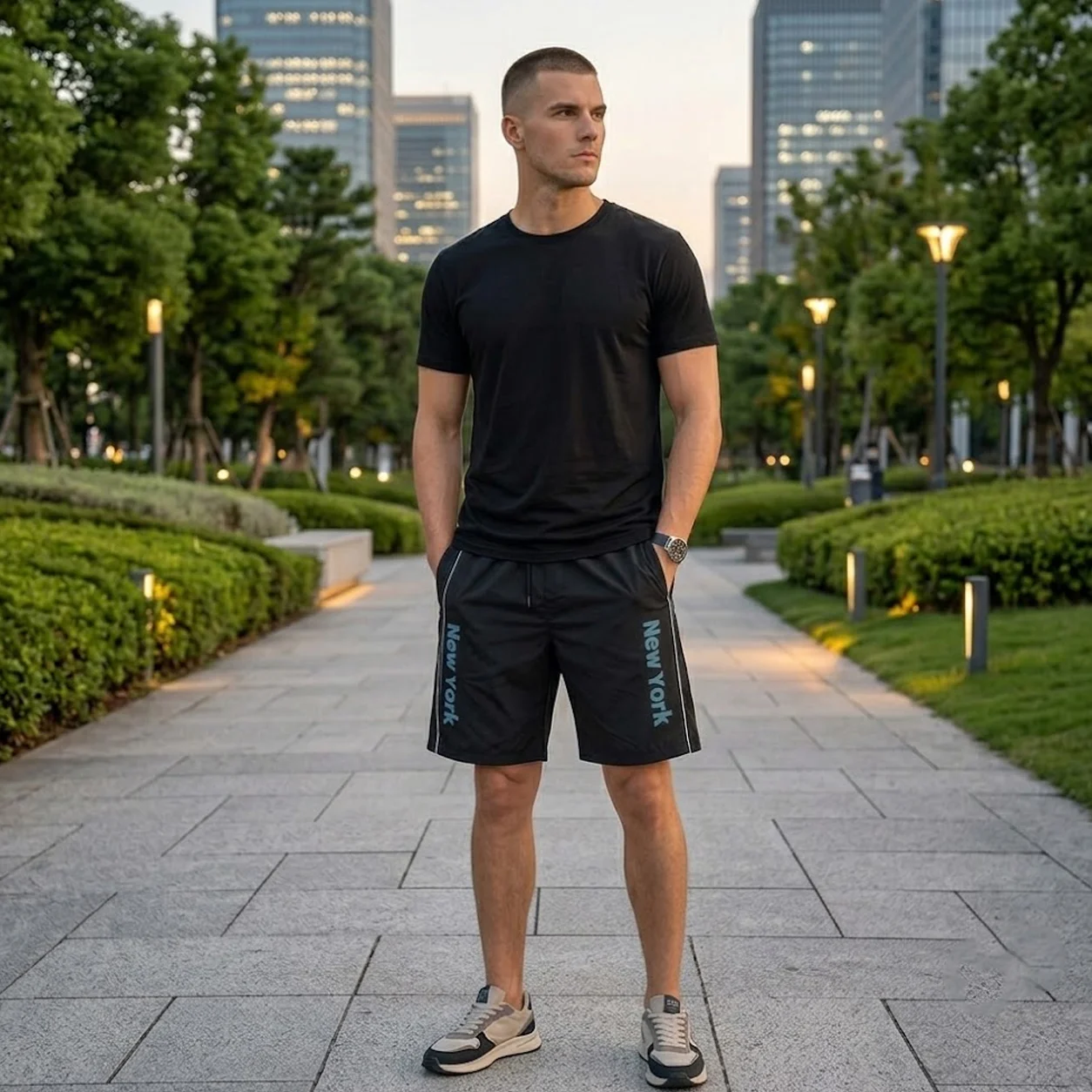 CAU201 Men's Workout Short– Casual Comfort & Athletic Style - Image 1