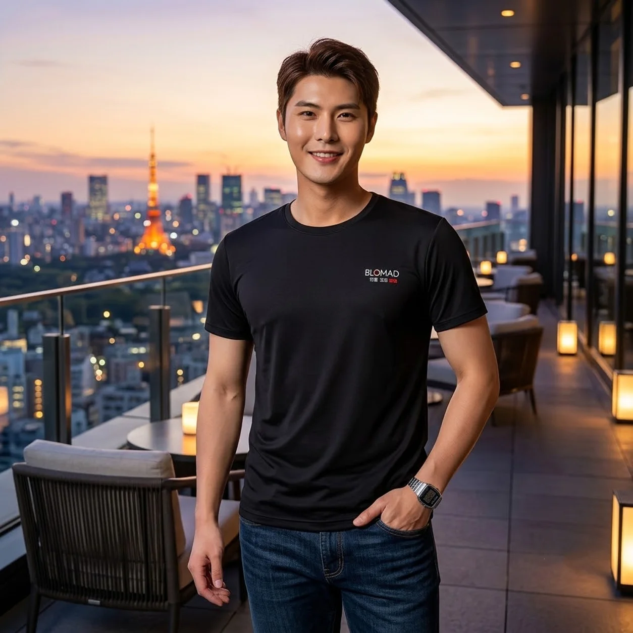 CAU209 Men's Solid Color T-Shirt – Casual, Lightweight Summer T-Shirt - Image 1