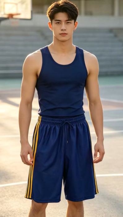 Cotton Tank Top And Shorts Sports Set Cotton Tank Top And Shorts Sports Set