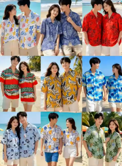 Screenshot 2026-08-17 104845 Women’s Seashell Starfish Satin Shirt – Beach Vacation Blouse