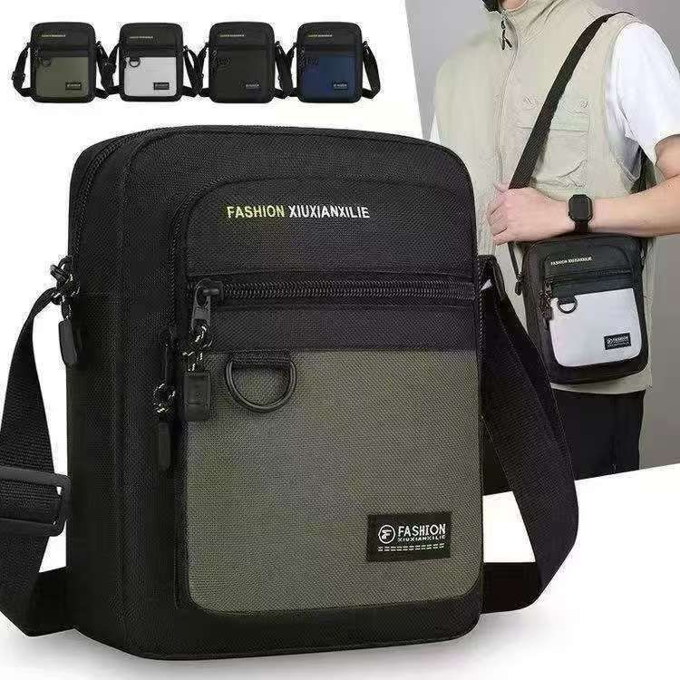 Men’s Oxford Crossbody Bag – Large-Capacity Multi-Pocket Shoulder Bag Men’s Oxford Crossbody Bag – Large-Capacity Multi-Pocket Shoulder Bag